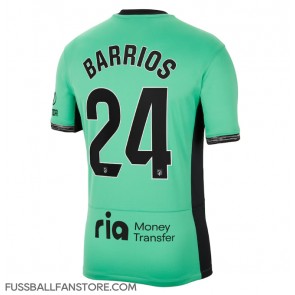 Atletico Madrid Pablo Barrios #24 Replik 3rd trikot 2023-24 Kurzarm